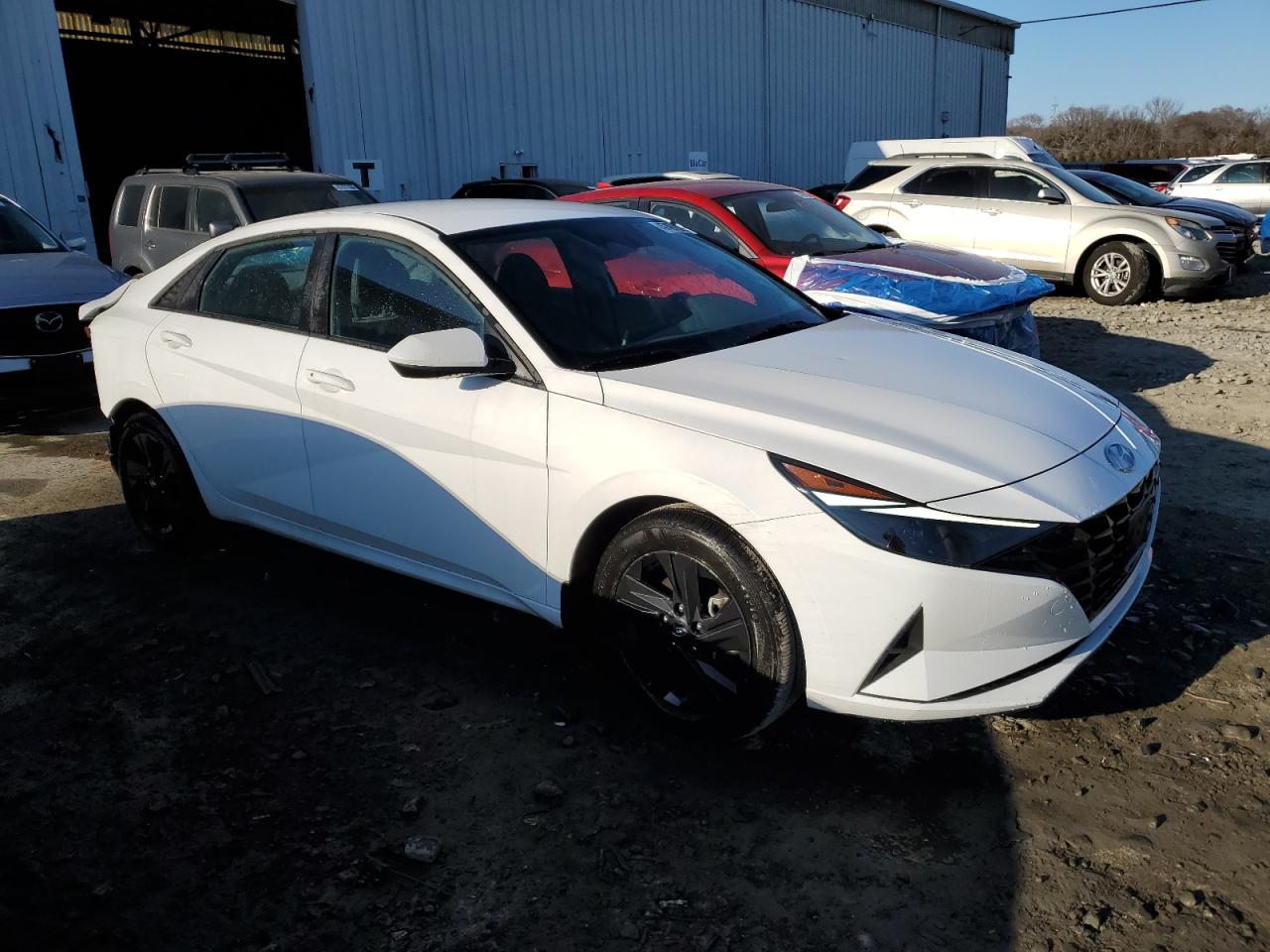 2023 HYUNDAI ELANTRA BLUE VIN:KMHLM4AJ0PU036690