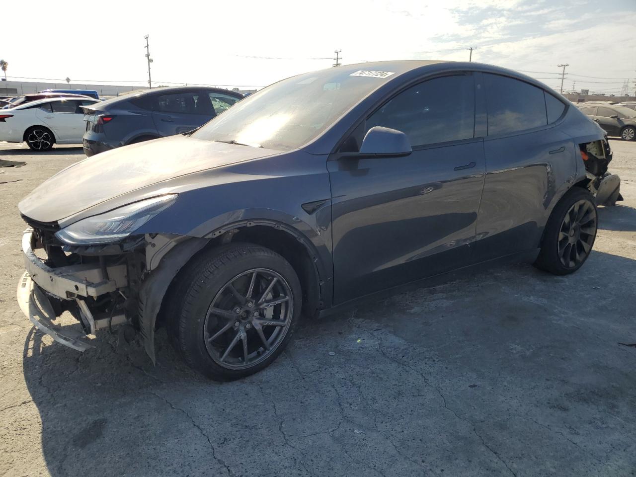 2022 TESLA MODEL Y  VIN:7SAYGDEE3NF365908