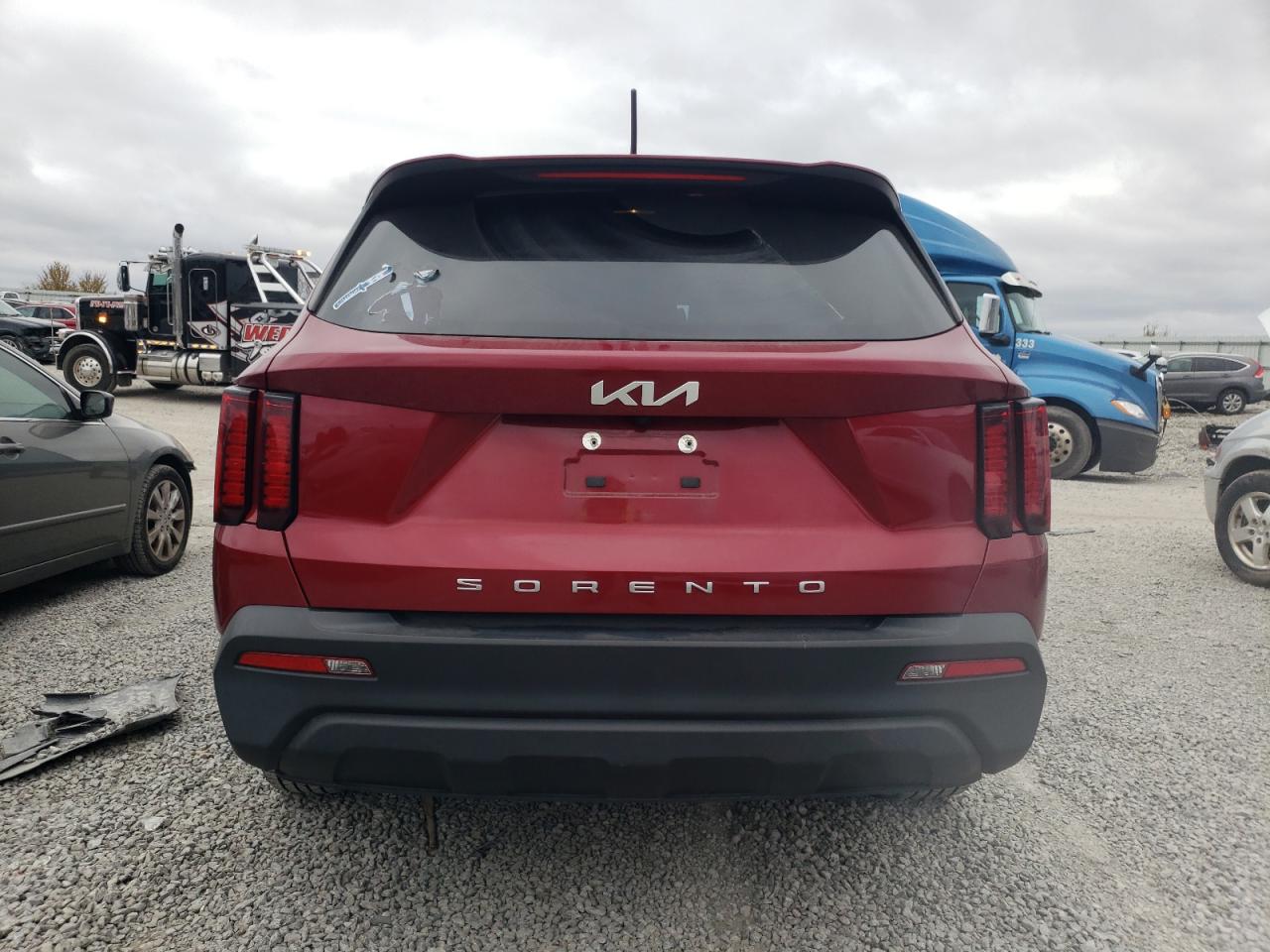 2022 KIA SORENTO LX VIN:5XYRG4LC1NG076716