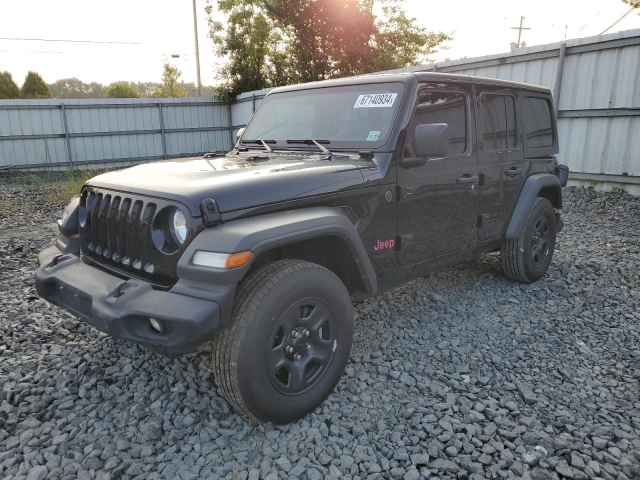 2022 JEEP WRANGLER UNLIMITED SPORT VIN:1C4HJXDNXNW199299