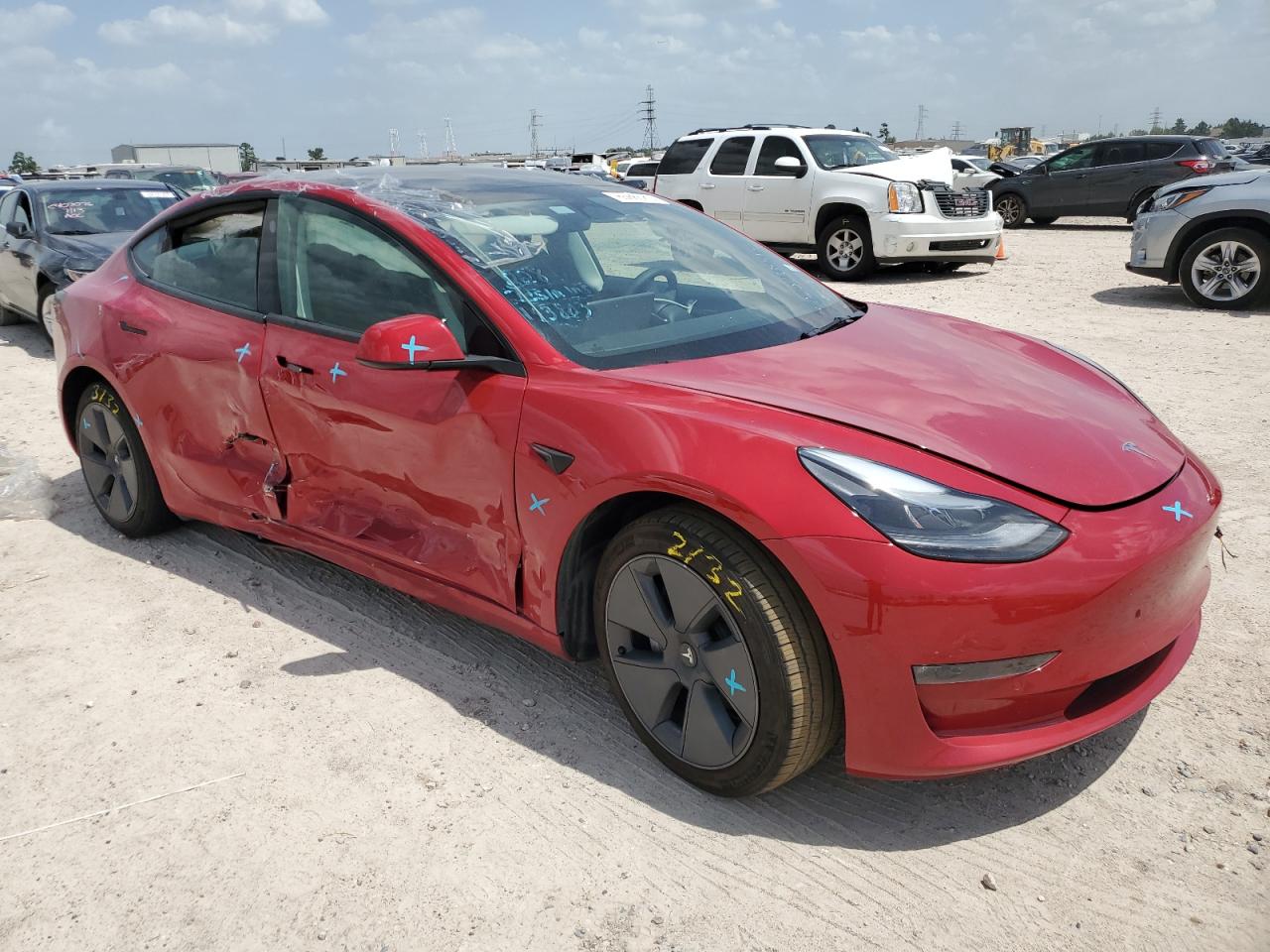 2022 TESLA MODEL 3  VIN:5YJ3E1EB3NF193803