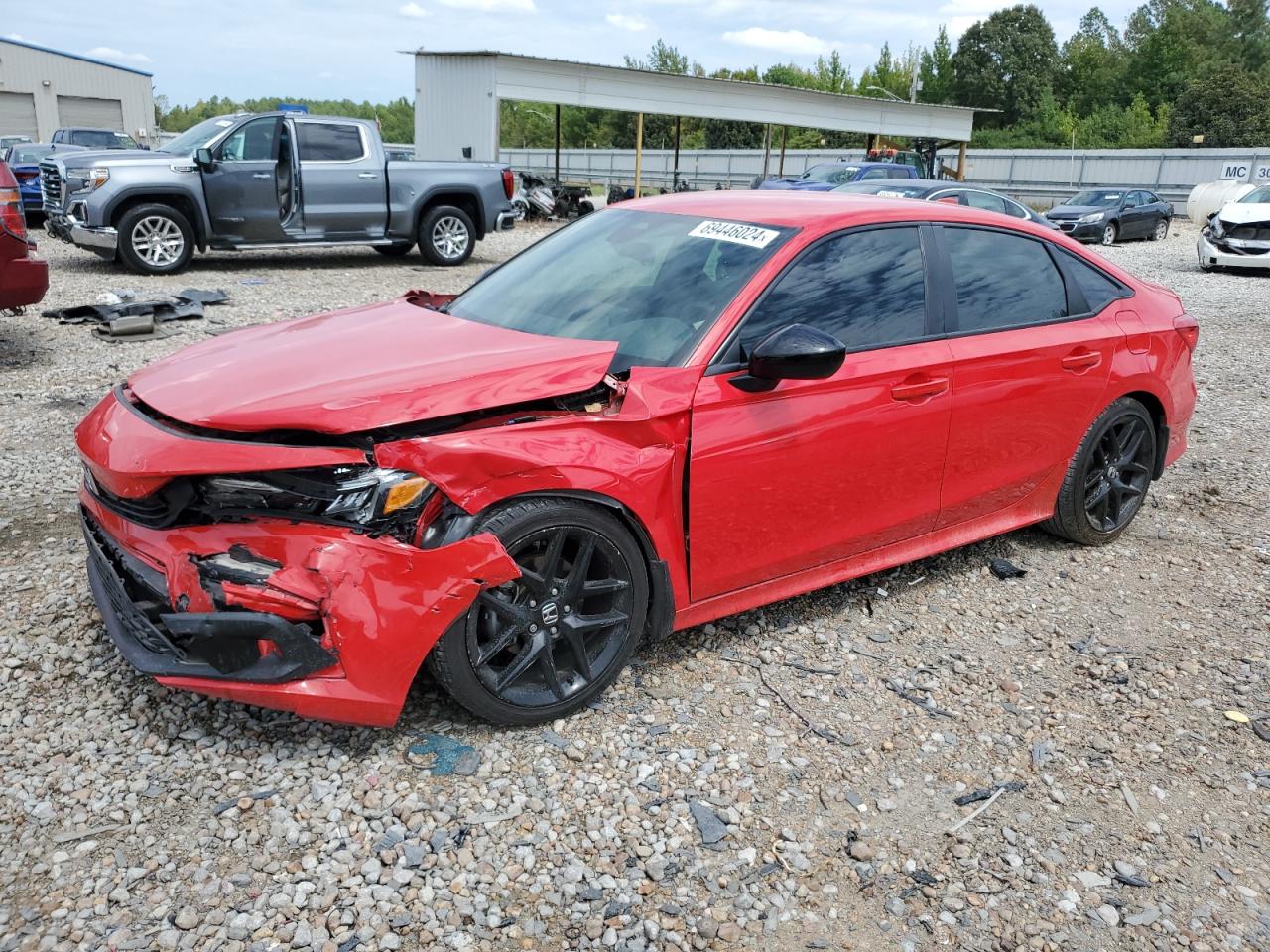 2022 HONDA CIVIC SPORT VIN:2HGFE2F57NH531677