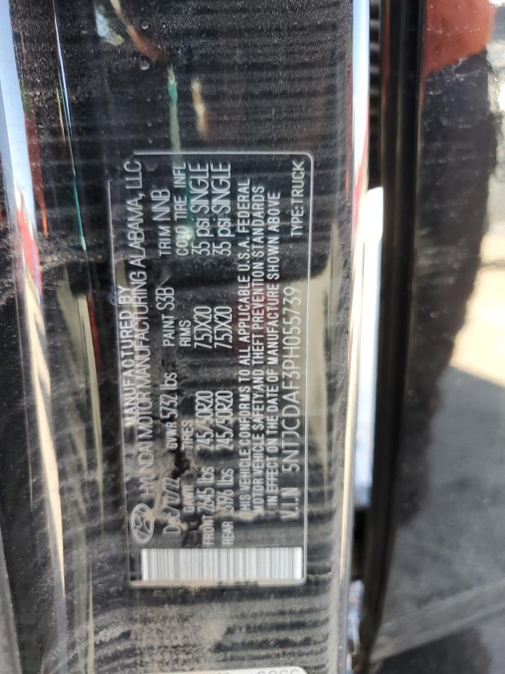 2023 HYUNDAI SANTA CRUZ NIGHT VIN:5NTJCDAF3PH055739