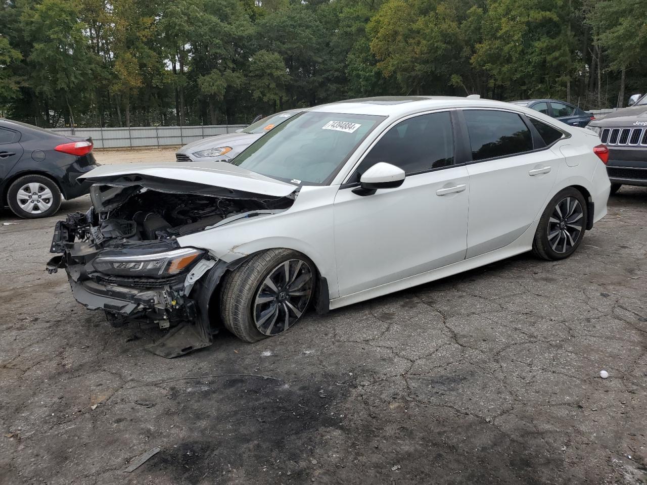 2022 HONDA CIVIC EX VIN:2HGFE1F7XNH313891