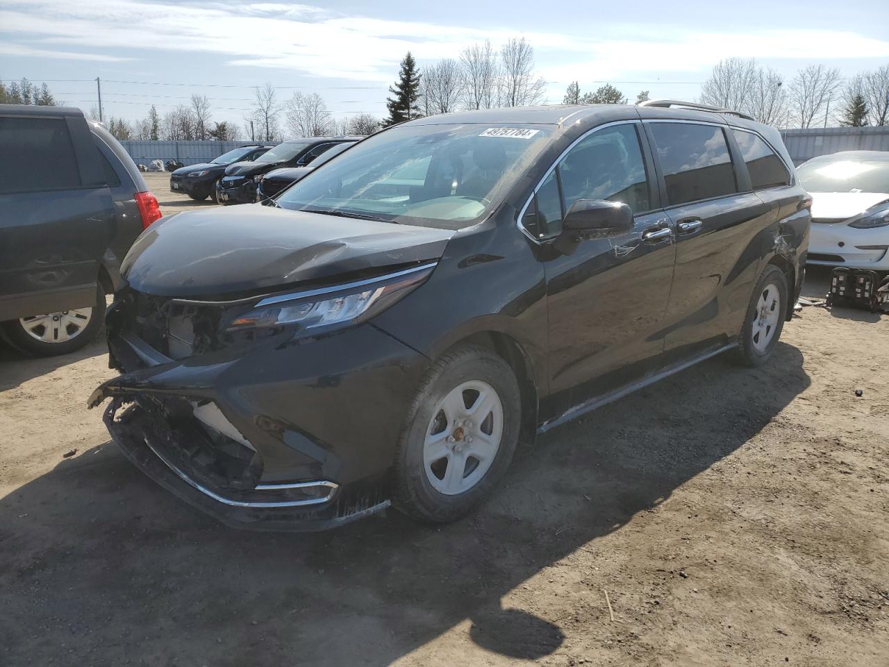 2022 TOYOTA SIENNA LE VIN:5TDGRKEC4NS104238