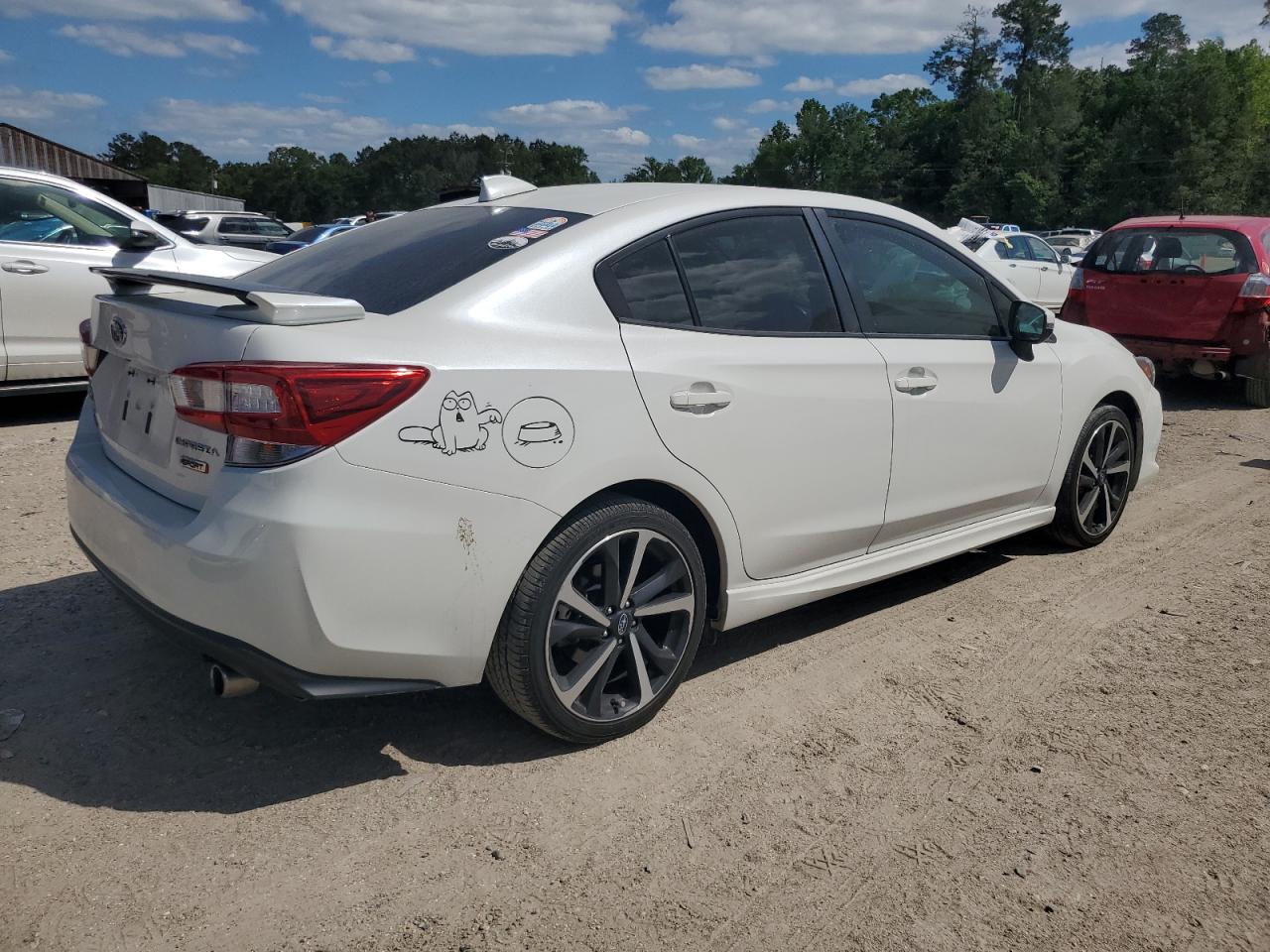 2022 SUBARU IMPREZA SPORT VIN:4S3GKAM62N3604202