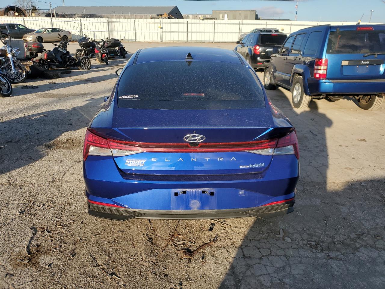 2022 HYUNDAI ELANTRA BLUE VIN:KMHLM4AJ5NU020661