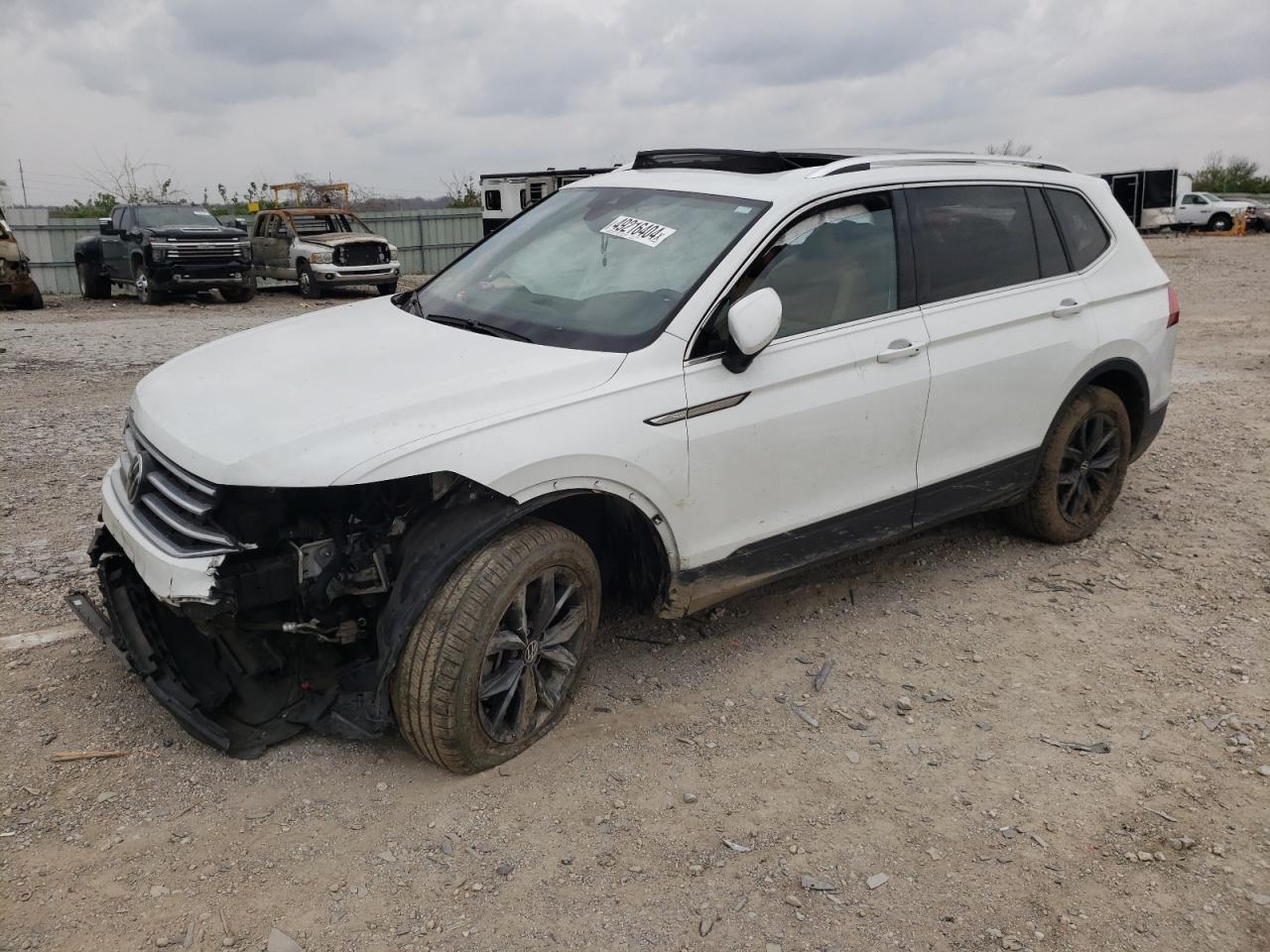 2022 VOLKSWAGEN TIGUAN SE VIN:3VV3B7AX1NM145145