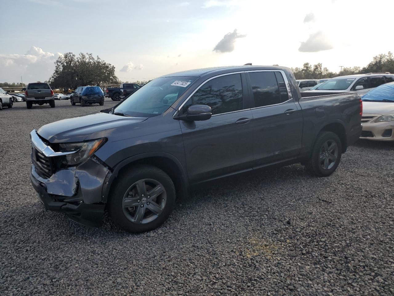 2023 HONDA RIDGELINE RTL VIN:5FPYK3F50PB000102