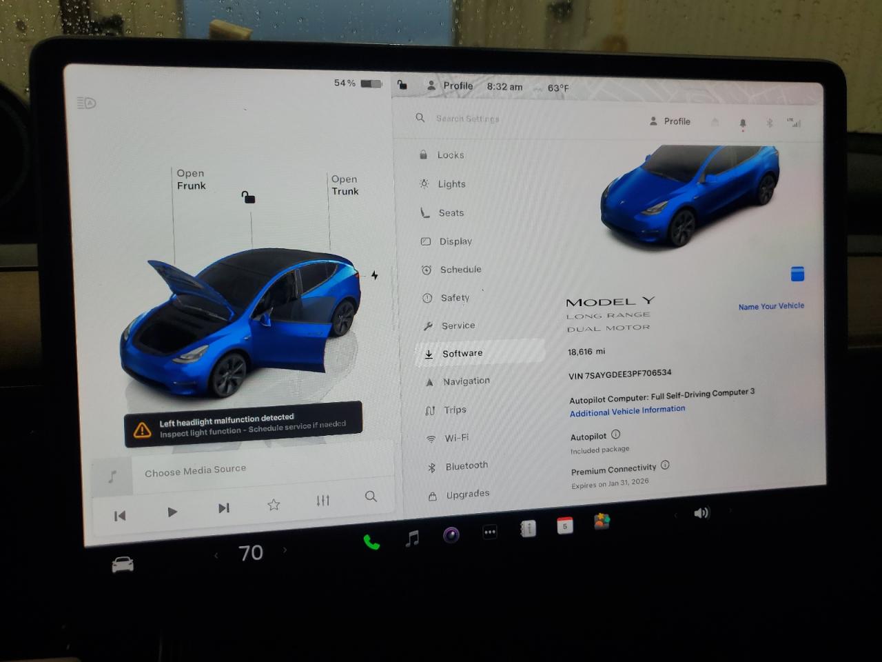 2023 TESLA MODEL Y  VIN:7SAYGDEE3PF706534