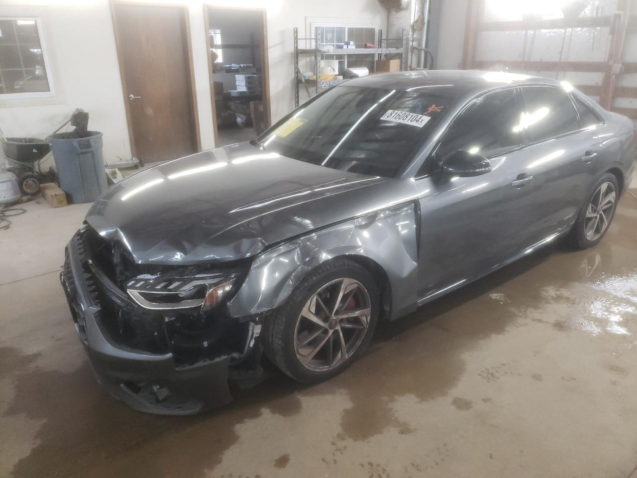 2022 AUDI A4 PREMIUM PLUS 45 VIN:WAUEAAF44NN005101