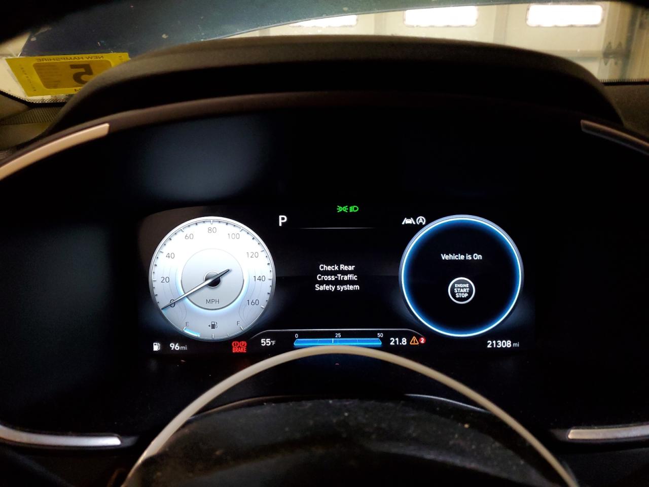 2022 HYUNDAI SANTA FE LIMITED VIN:5NMS4DAL6NH391188