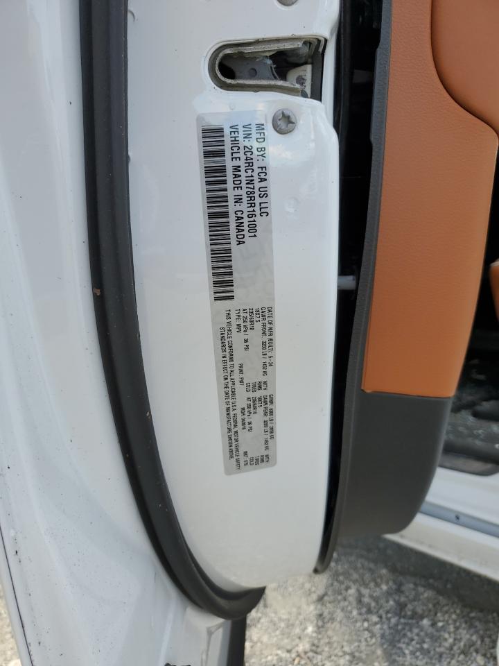 2024 CHRYSLER PACIFICA HYBRID PINNACLE VIN:2C4RC1N78RR161001