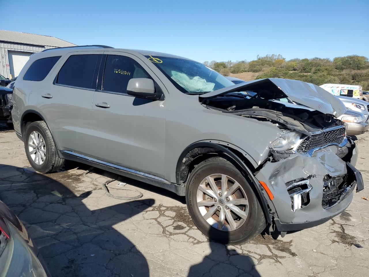2022 DODGE DURANGO SXT VIN:1C4RDJAGXNC157957