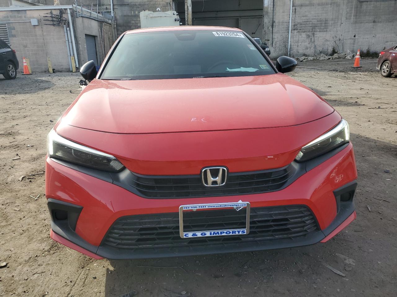 2023 HONDA CIVIC SPORT VIN:2HGFE2F55PH514024