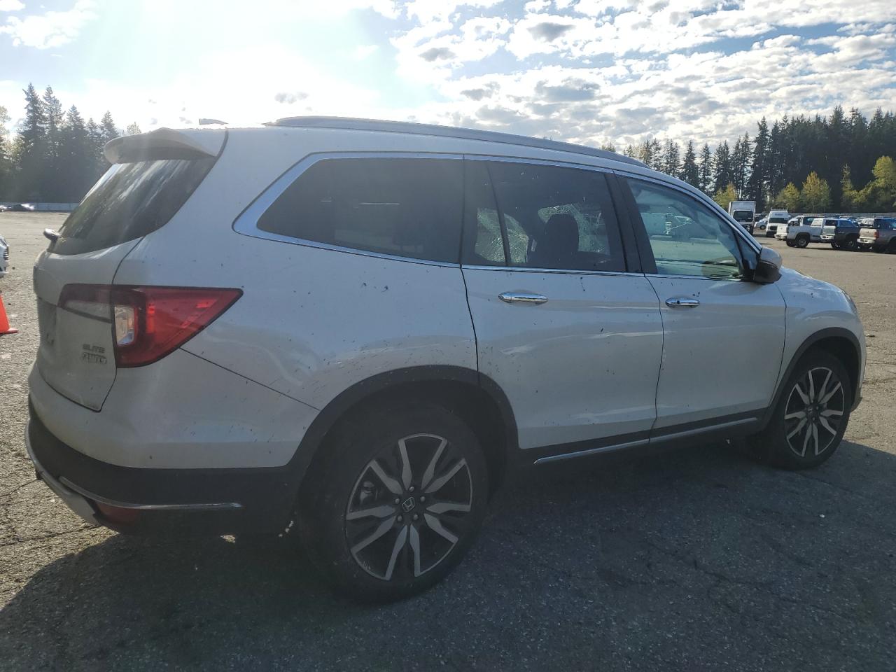 2022 HONDA PILOT ELITE VIN:5FNYF6H08NB004296