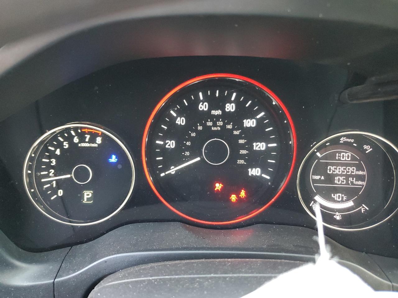 2022 HONDA HR-V LX VIN:3CZRU6H32NM741374