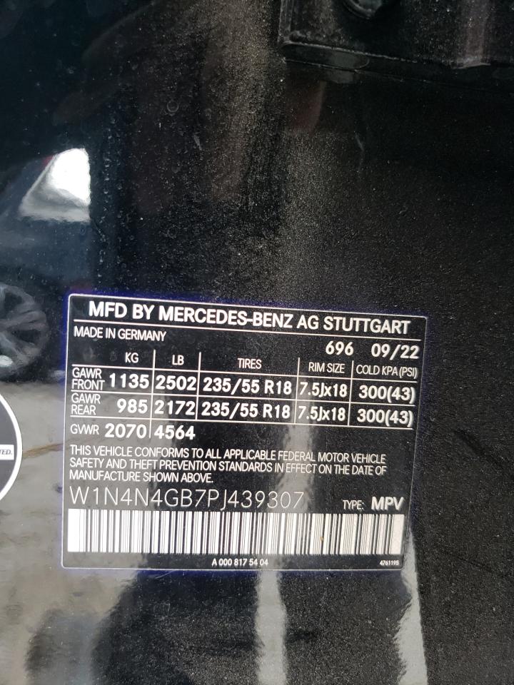 2023 MERCEDES-BENZ GLA 250 VIN:W1N4N4GB7PJ439307