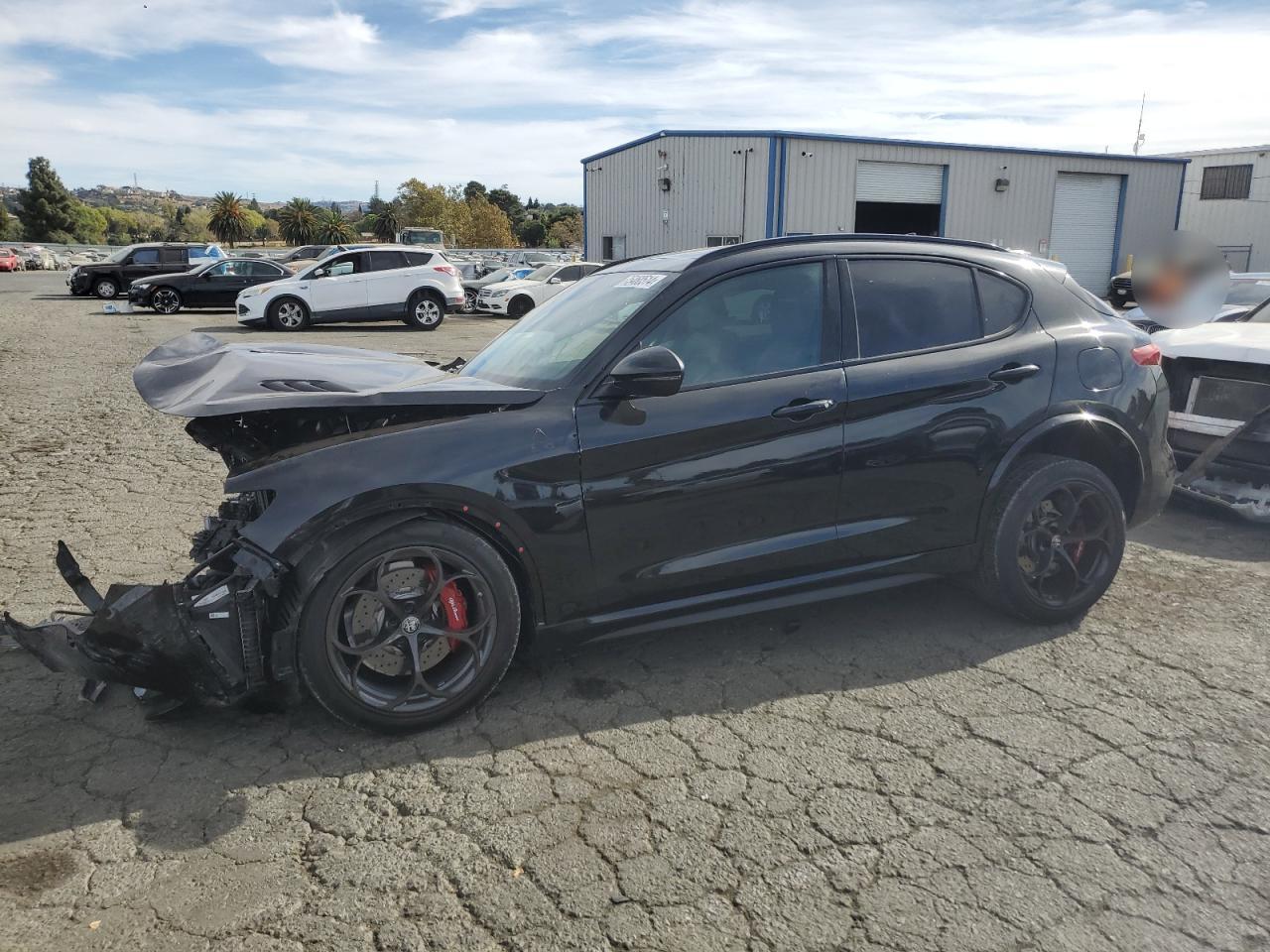 2022 ALFA ROMEO STELVIO QUADRIFOGLIO VIN:ZASPAKEV3N7D46013