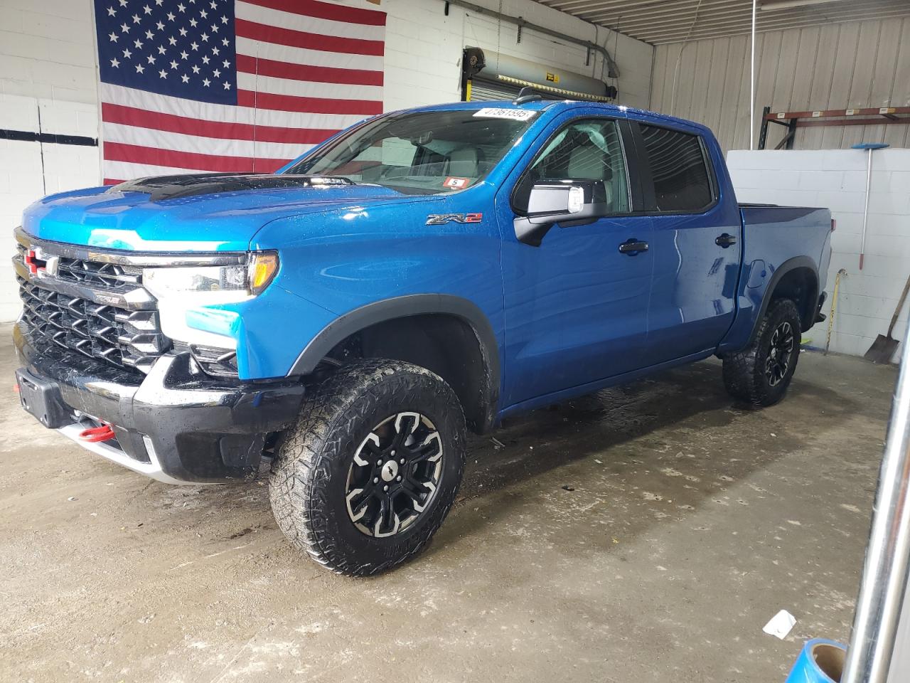 2022 CHEVROLET SILVERADO K1500 ZR2 VIN:3GCUDHEL6NG537935