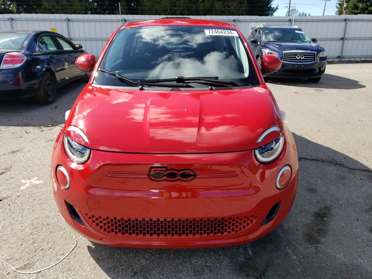 2024 FIAT 500 E RED VIN:ZFAFFAA44RX204389