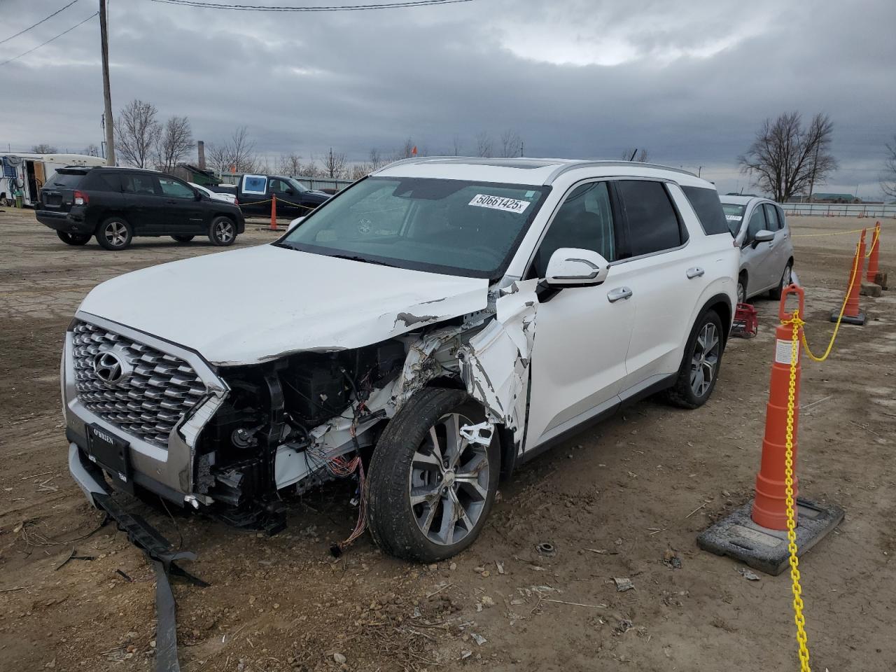 2022 HYUNDAI PALISADE SEL VIN:KM8R3DHE0NU385612