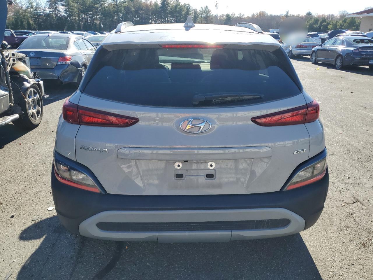 2022 HYUNDAI KONA SEL VIN:KM8K3CAB6NU897385