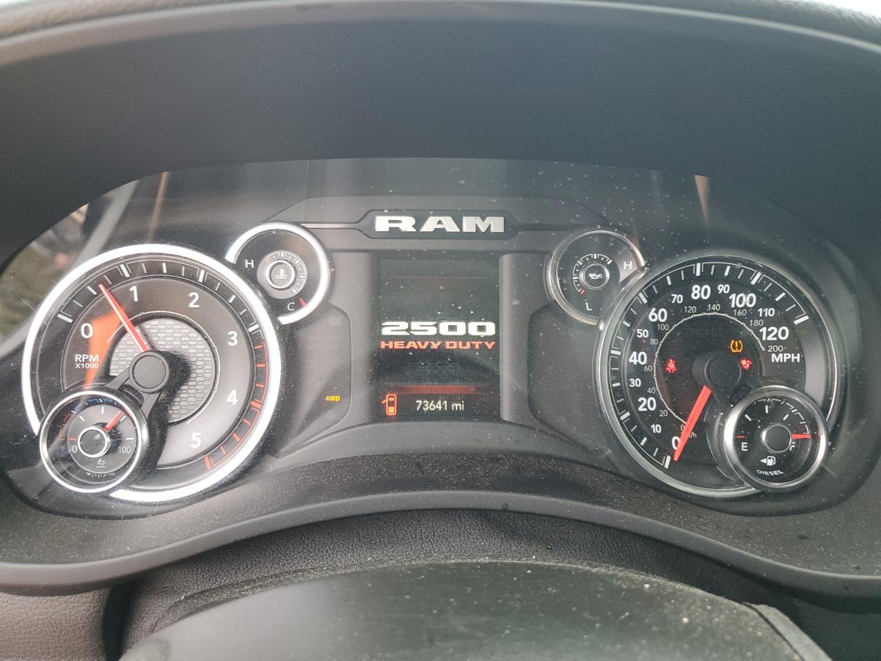 2022 RAM 2500 BIG HORN/LONE STAR VIN:3C6UR5JLXNG239210