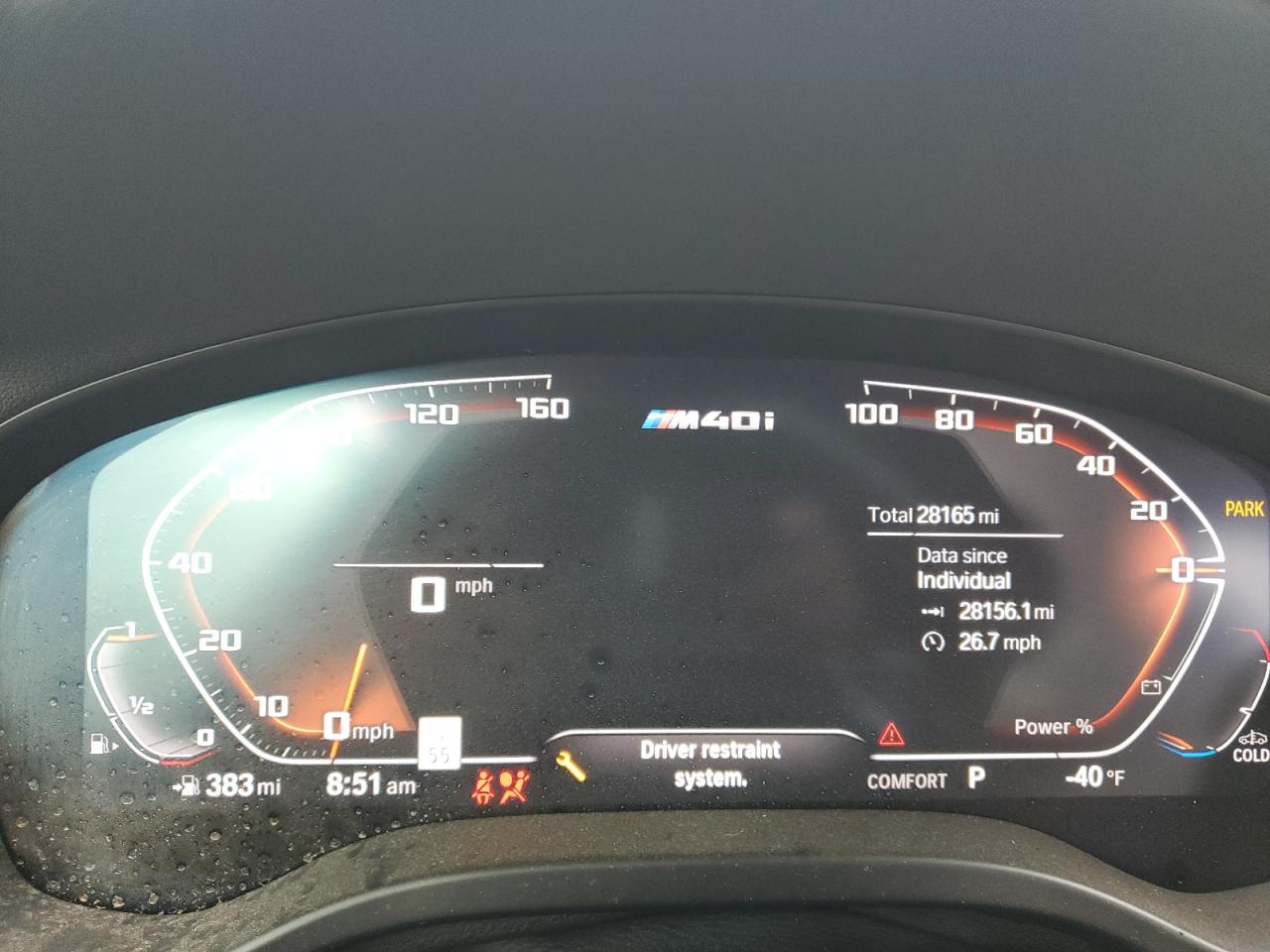 2022 BMW X3 M40I VIN:5UX83DP03N9K37297