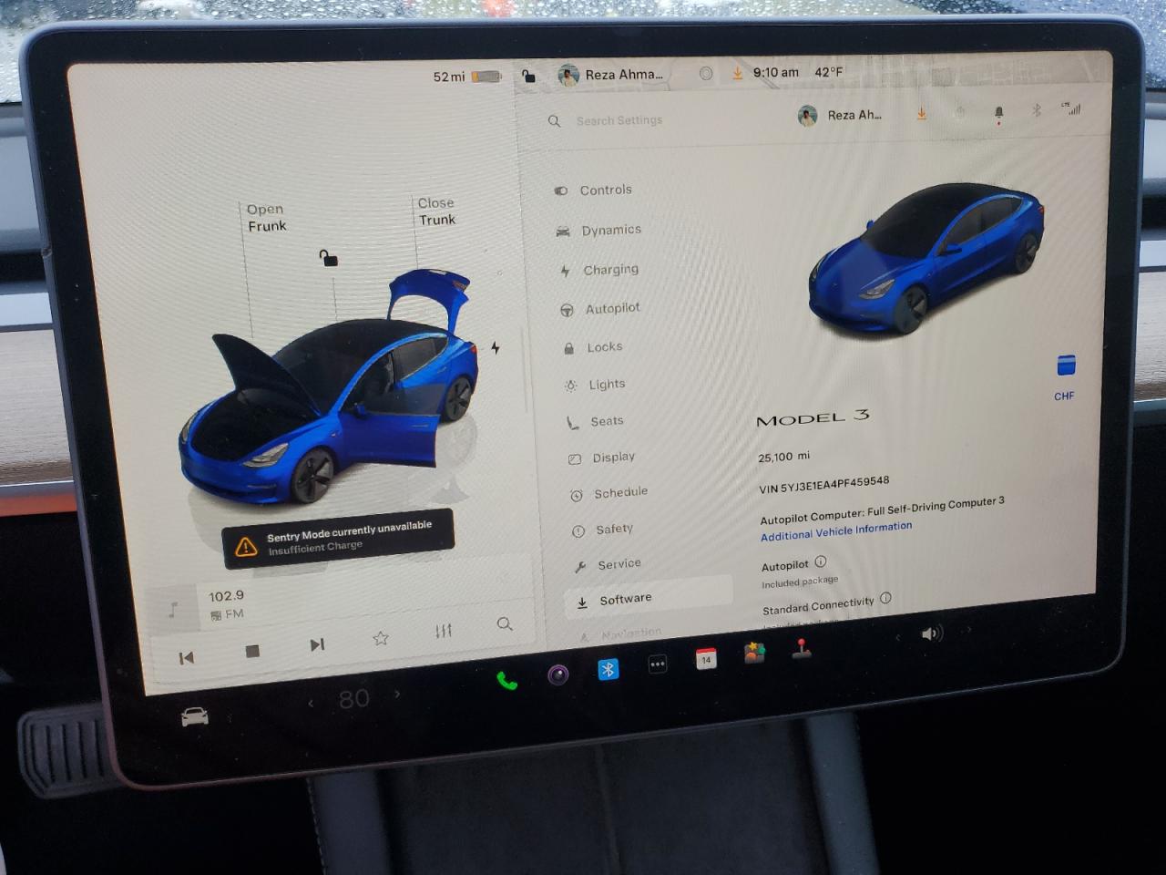 2023 TESLA MODEL 3  VIN:5YJ3E1EA4PF459548