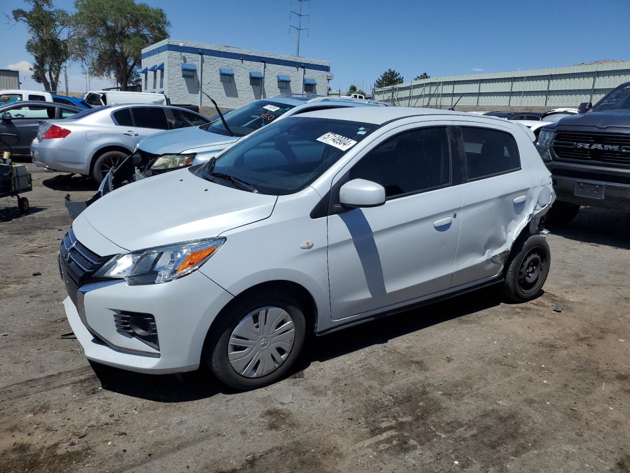 2022 MITSUBISHI MIRAGE ES VIN:ML32AUHJ9NH000990