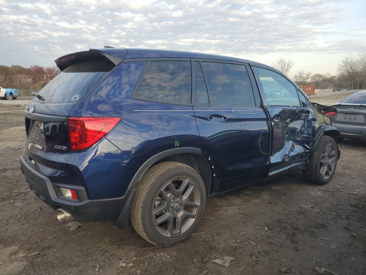 2023 HONDA PASSPORT EXL VIN:5FNYF8H55PB041820