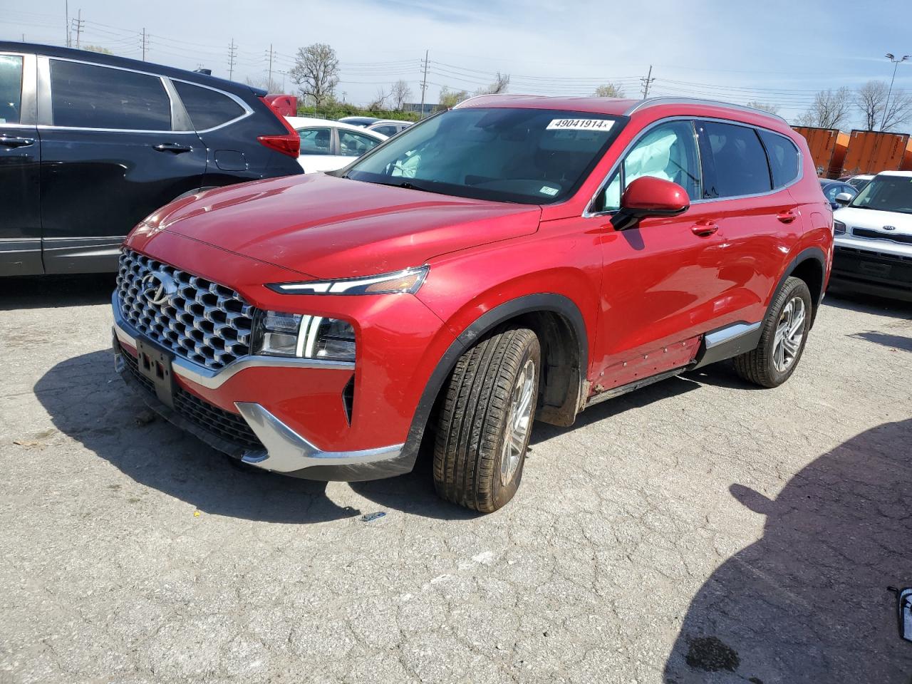 2022 HYUNDAI SANTA FE SEL VIN:5NMS2DAJ5NH410883
