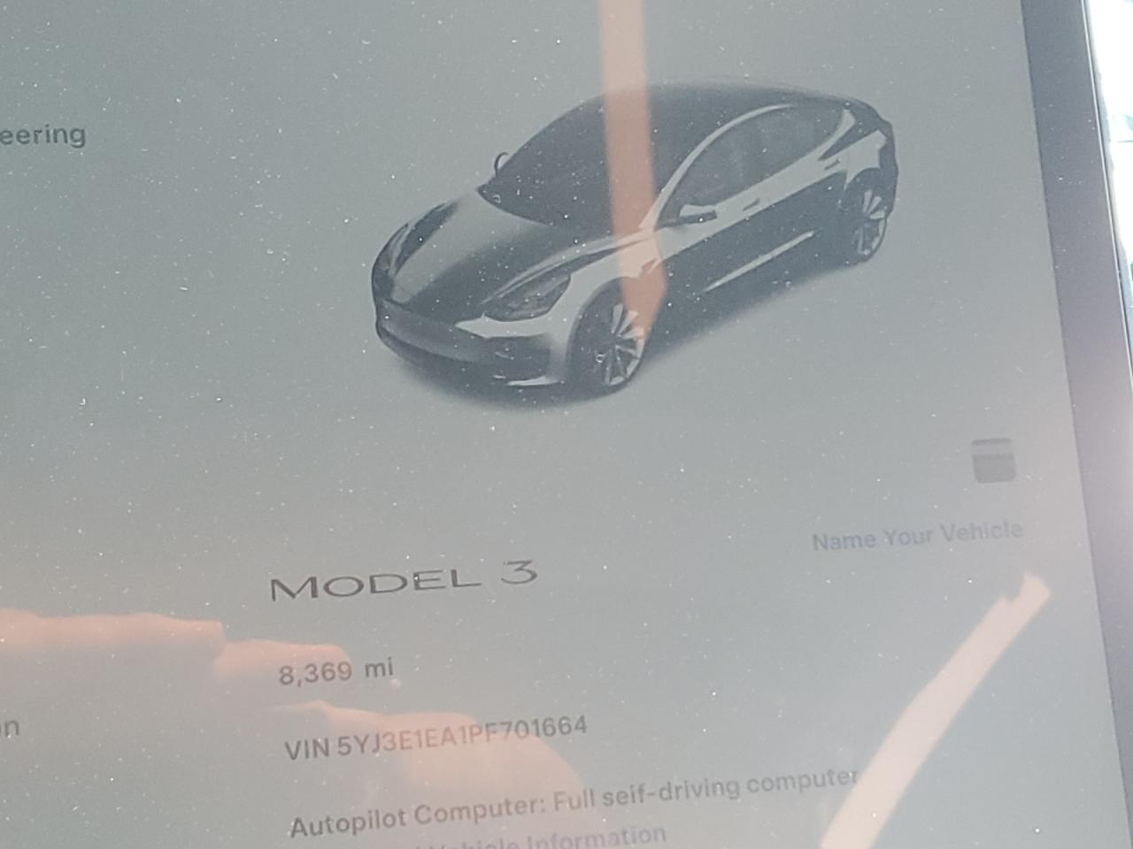 2023 TESLA MODEL 3  VIN:5YJ3E1EA1PF701664
