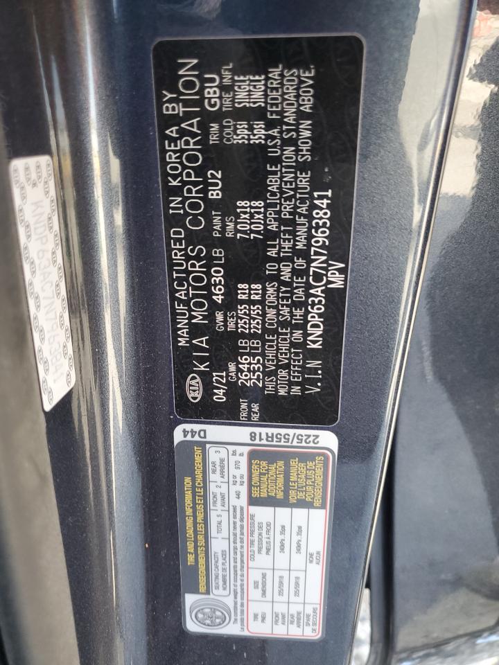 2022 KIA SPORTAGE S VIN:KNDP63AC7N7963841