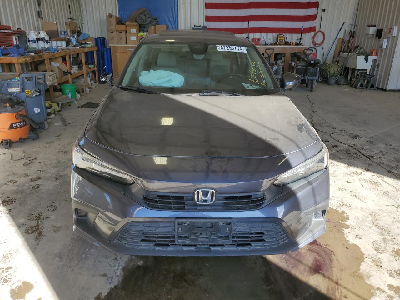 2022 HONDA CIVIC EX VIN:JHMFE1F7XNX001627