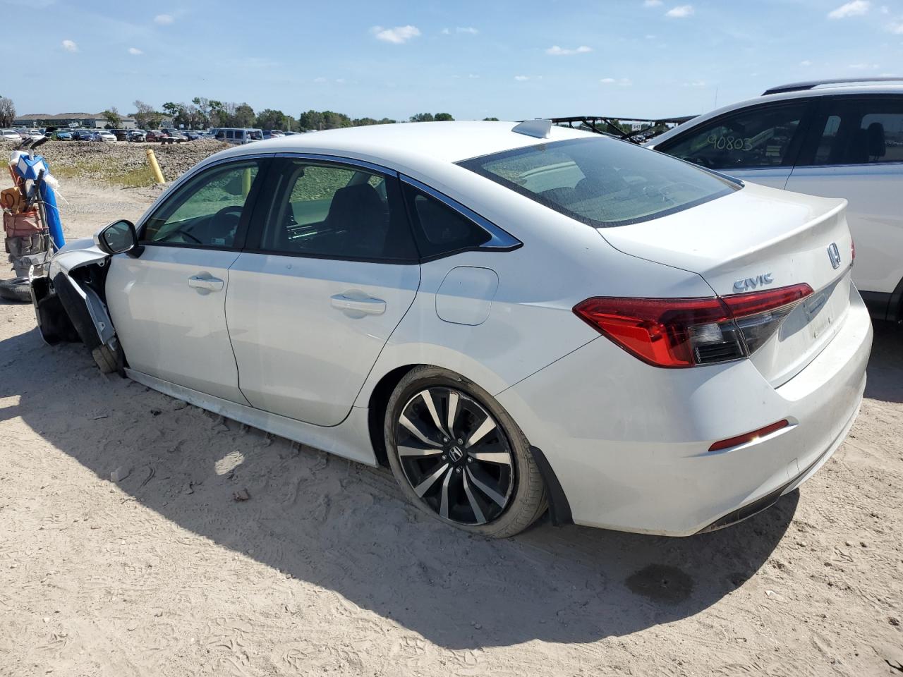 2022 HONDA CIVIC EX VIN:JHMFE1F75NX002832