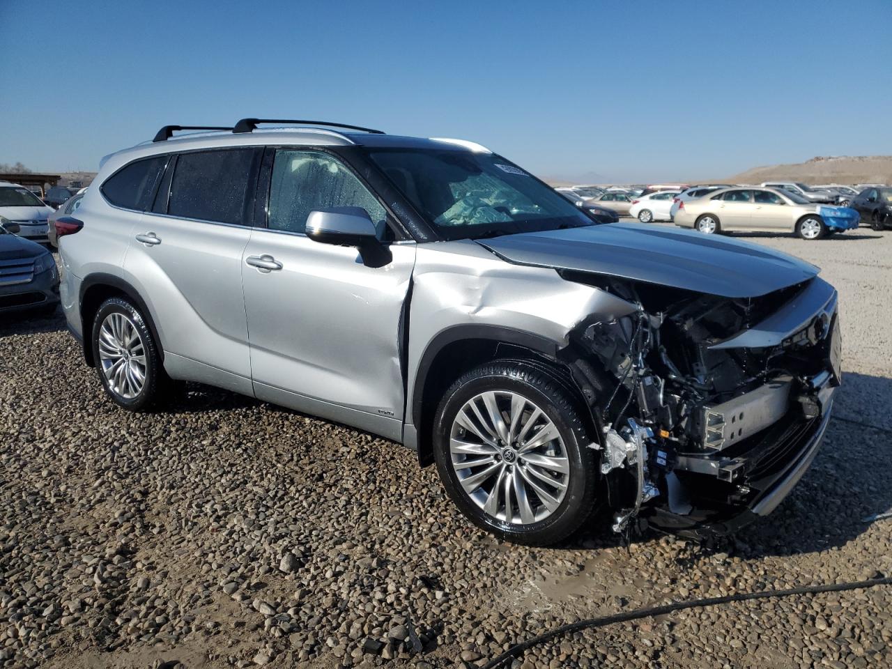 2022 TOYOTA HIGHLANDER HYBRID PLATINUM VIN:5TDEBRCH4NS090490