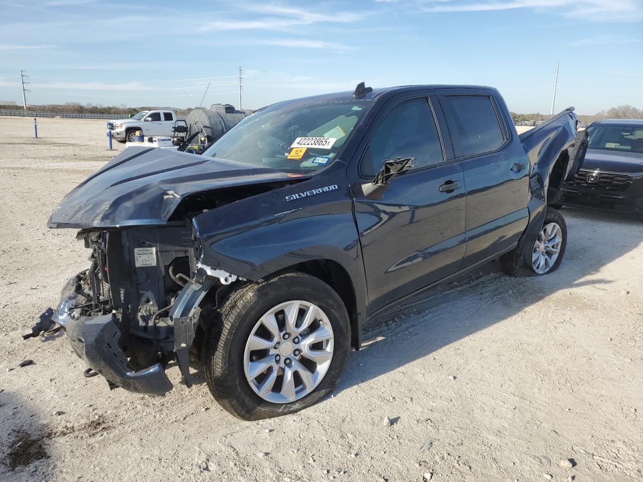 2022 CHEVROLET SILVERADO LTD C1500 CUSTOM VIN:3GCPWBEK7NG216725