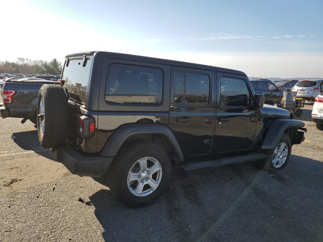 2022 JEEP WRANGLER UNLIMITED SPORT VIN:1C4HJXDN2NW132521