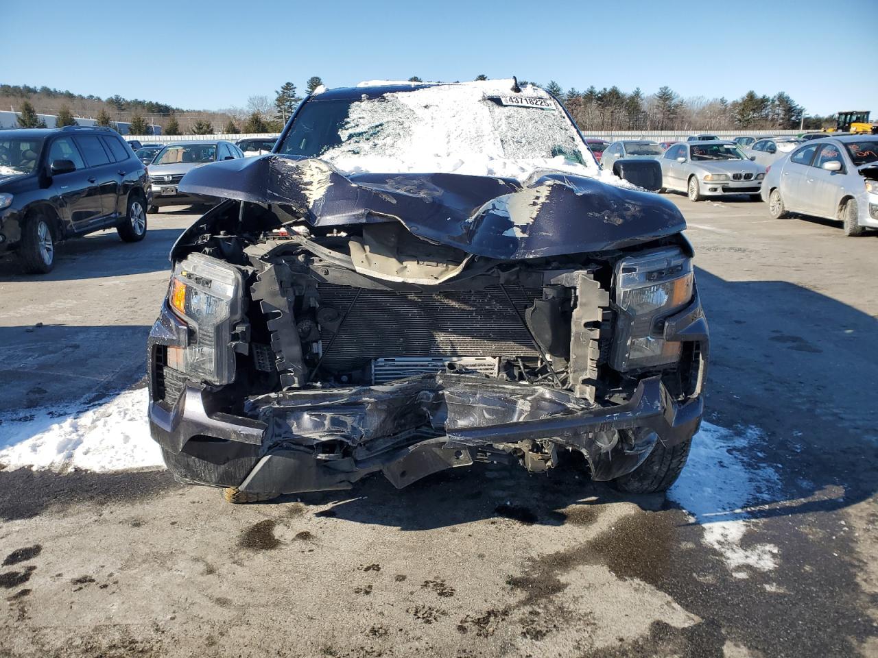 2022 CHEVROLET SILVERADO K1500 CUSTOM VIN:3GCPDBEK8NG605640