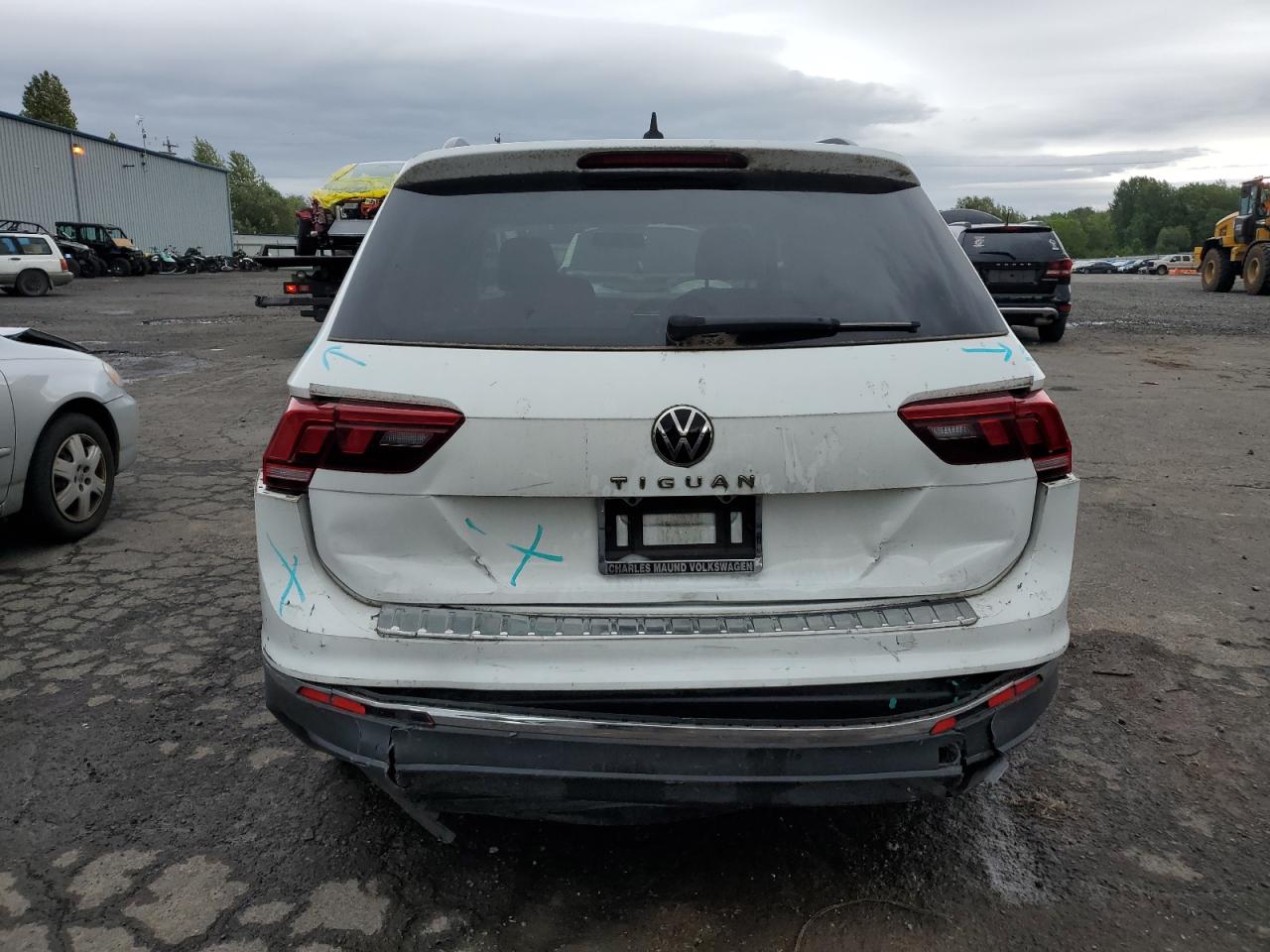 2022 VOLKSWAGEN TIGUAN S VIN:3VV1B7AX8NM072394