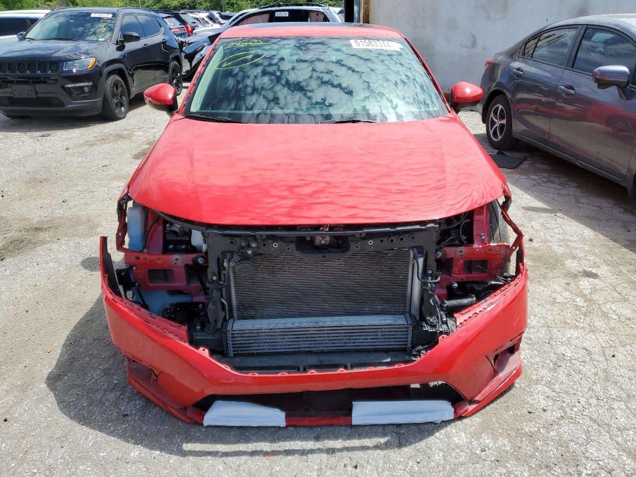 2022 HONDA CIVIC EX VIN:2HGFE1F7XNH322249