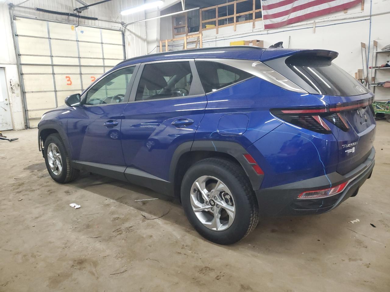 2022 HYUNDAI TUCSON SEL VIN:5NMJBCAE9NH018370