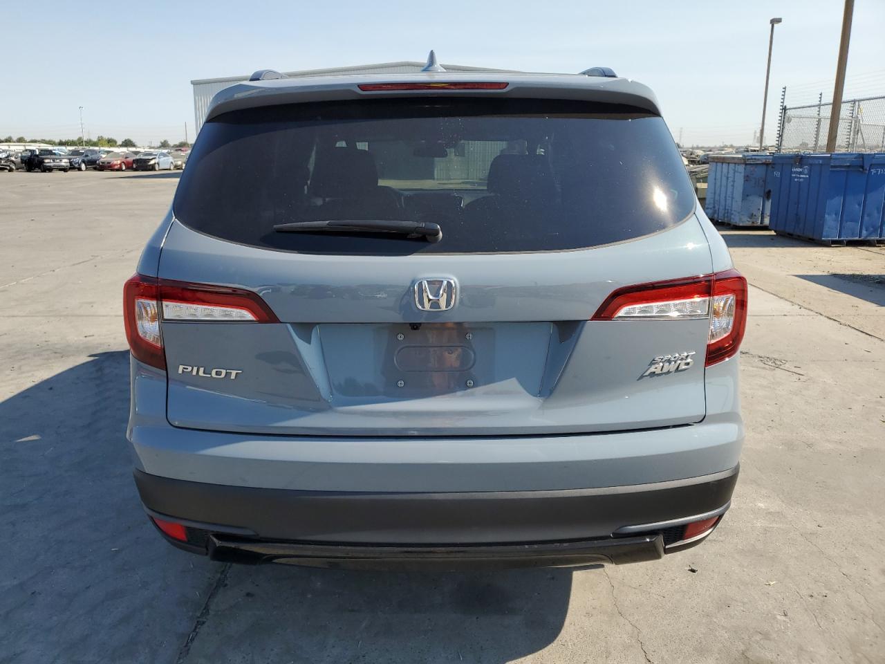 2022 HONDA PILOT SPORT VIN:5FNYF6H32NB104176