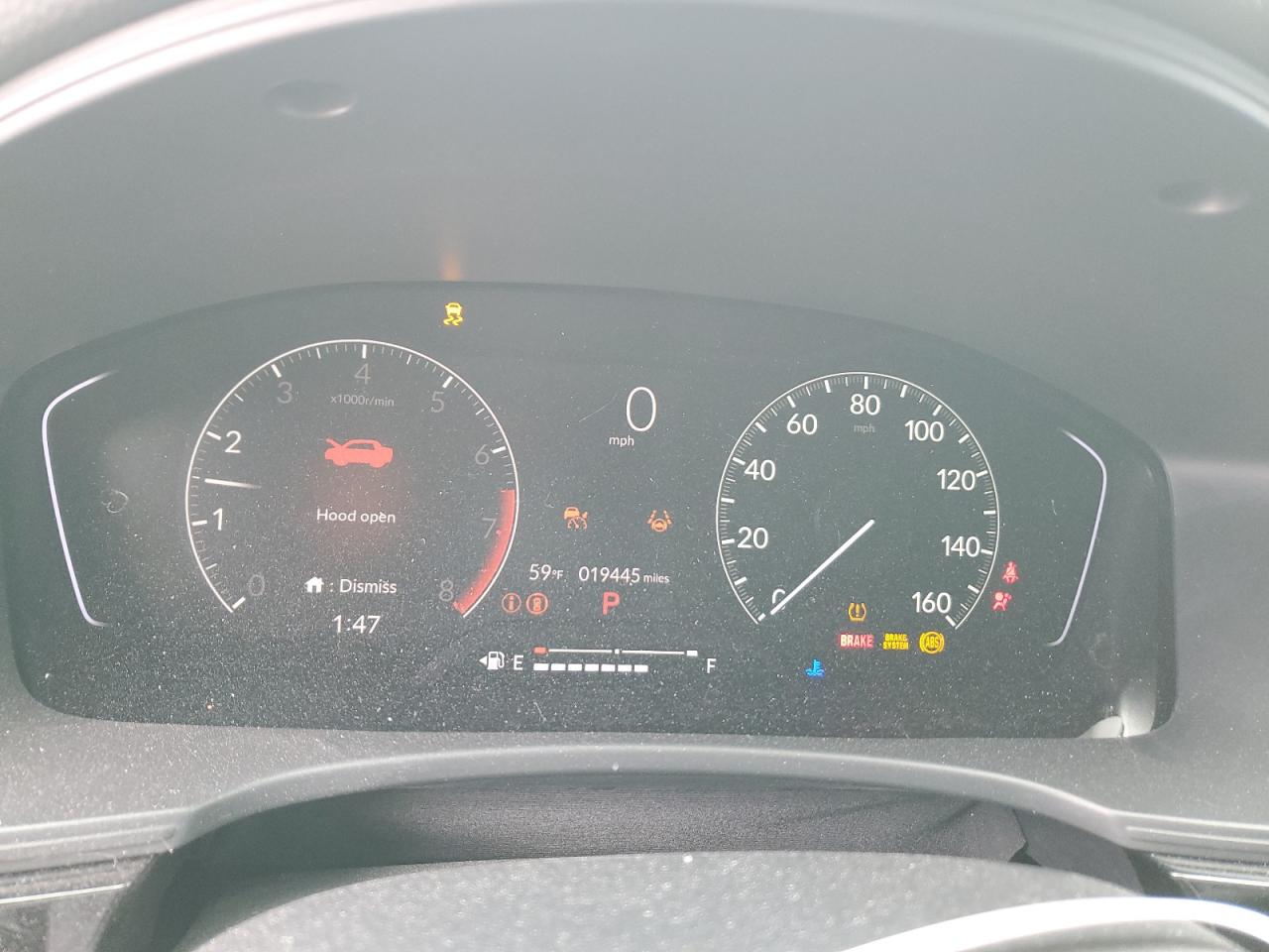 2022 HONDA CIVIC EX VIN:2HGFE1F72NH313903