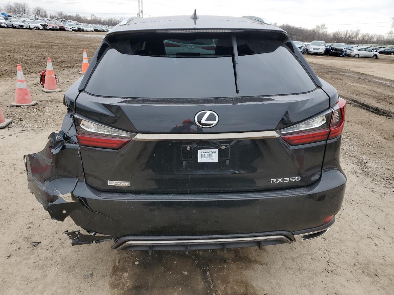 2022 LEXUS RX 350 F-SPORT VIN:2T2YZMDA7NC365724