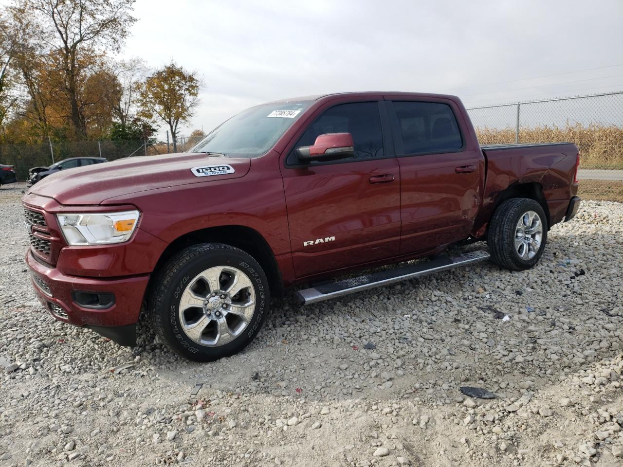 2023 RAM 1500 BIG HORN/LONE STAR VIN:1C6RRFFG9PN529617