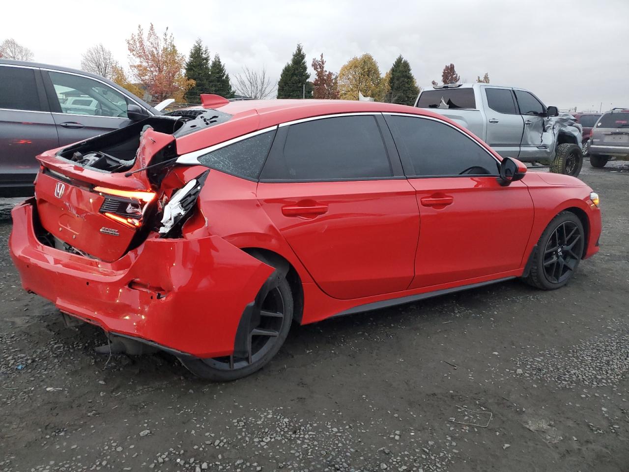 2022 HONDA CIVIC SPORT TOURING VIN:19XFL1H88NE016107