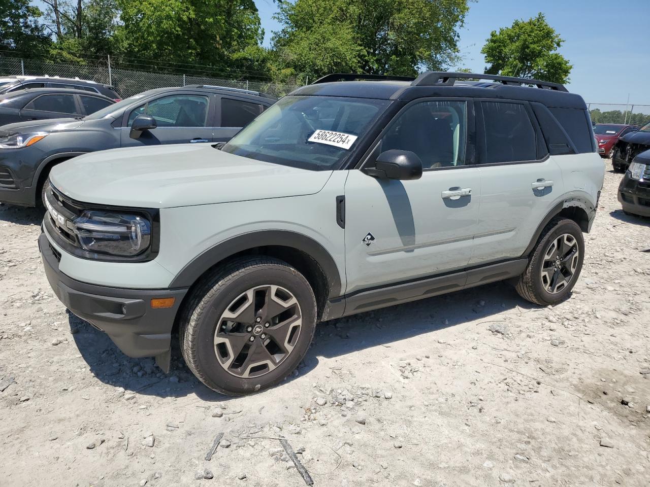 2022 FORD BRONCO SPORT OUTER BANKS VIN:3FMCR9C63NRE24122